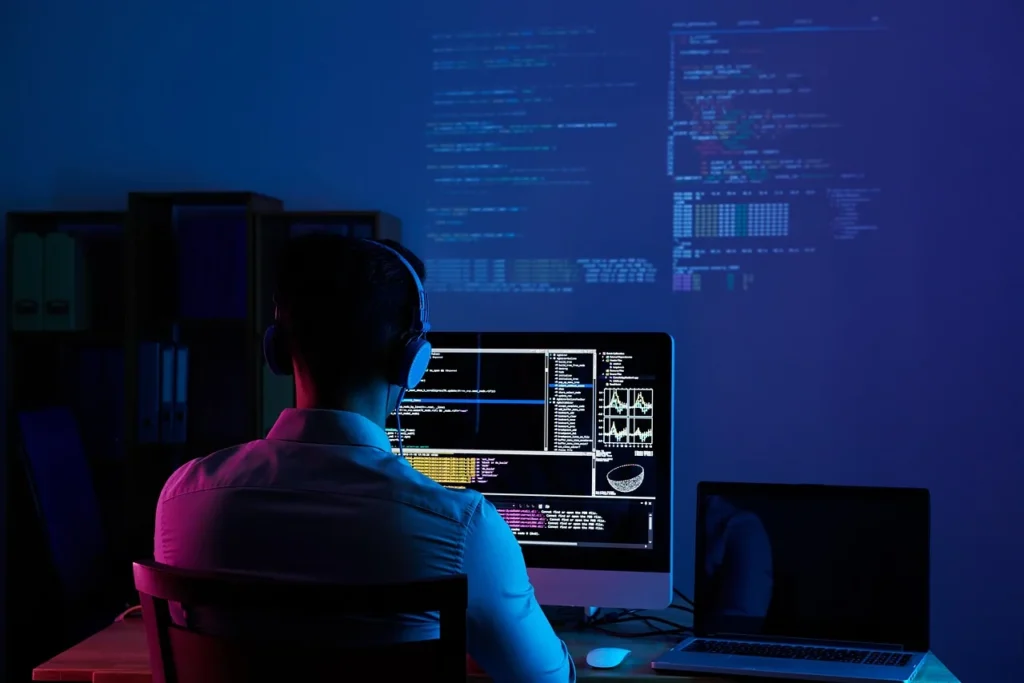 Interface de code dans un IDE pour travailler avec Claude Code et un assistant IA