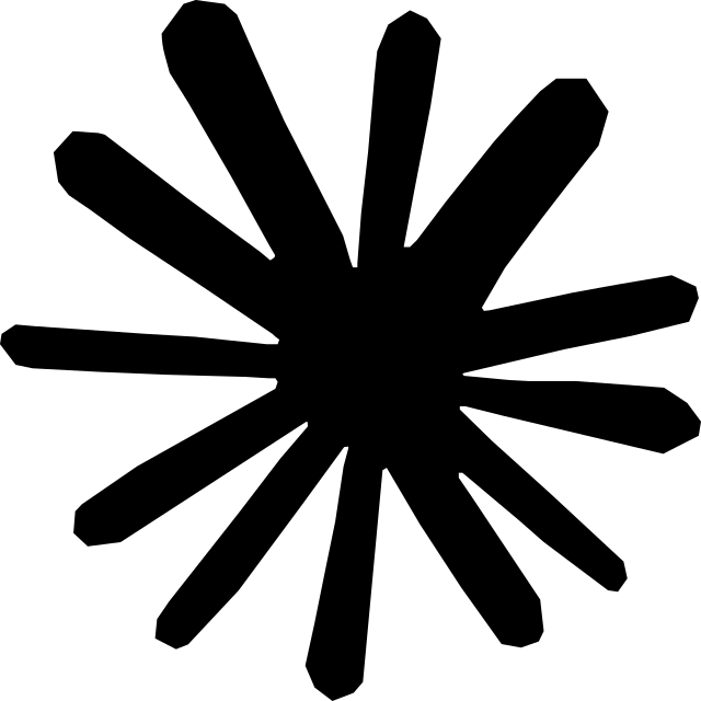 Logo Claude AI en noir