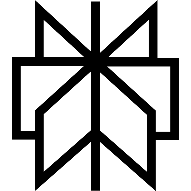 Logo Perplexity AI en noir