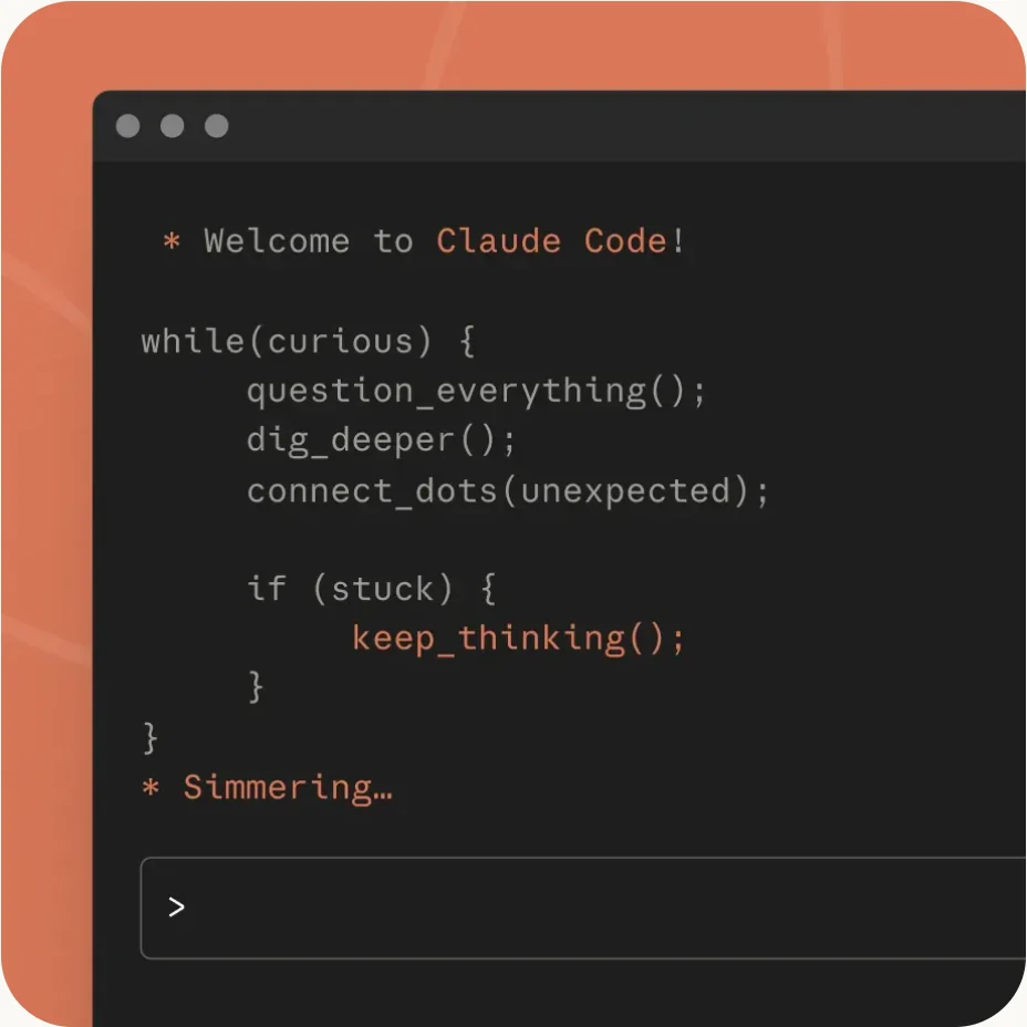 Illustration officielle de Claude Code ouvert dans un terminal avec son message de bienvenue.
